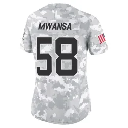 Mapalo Mwansa Carolina Panthers Limited Women's 2024 Salute to Service Jersey (Arctic Camo)