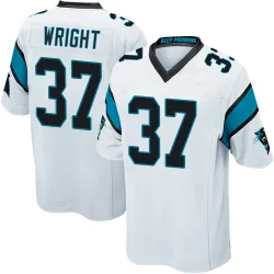 Matthew Wright Carolina Panthers Game Men's Jersey (White)