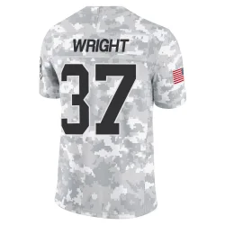 Matthew Wright Carolina Panthers Limited Men's 2024 Salute to Service Jersey (Arctic Camo)