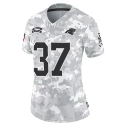 Matthew Wright Carolina Panthers Limited Women's 2024 Salute to Service Jersey (Arctic Camo)