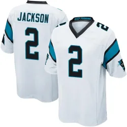 Michael Jackson Carolina Panthers Game Men's Jersey (White)