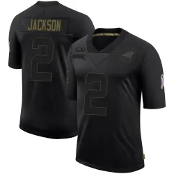 Michael Jackson Carolina Panthers Limited Men's 2020 Salute To Service Jersey (Black)
