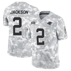 Michael Jackson Carolina Panthers Limited Men's 2024 Salute to Service Jersey (Arctic Camo)