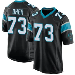 Michael Oher Carolina Panthers Game Men's Team Color Jersey (Black)