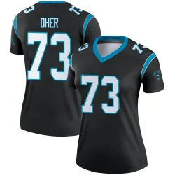 Michael Oher Carolina Panthers Legend Women's Jersey (Black)