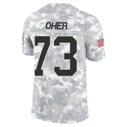 Michael Oher Carolina Panthers Limited Men's 2024 Salute to Service Jersey (Arctic Camo)