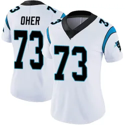 Michael Oher Carolina Panthers Limited Women's Vapor Untouchable Jersey (White)