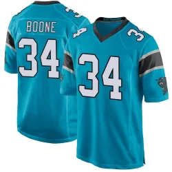 Mike Boone Carolina Panthers Game Men's Alternate Jersey (Blue)