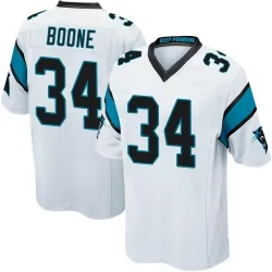 Mike Boone Carolina Panthers Game Men's Jersey (White)