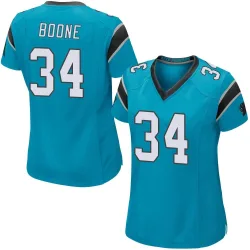 Mike Boone Carolina Panthers Game Women's Alternate Jersey (Blue)