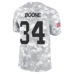 Mike Boone Carolina Panthers Limited Men's 2024 Salute to Service Jersey (Arctic Camo)