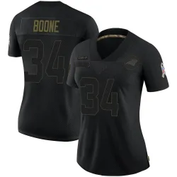 Mike Boone Carolina Panthers Limited Women's 2020 Salute To Service Jersey (Black)