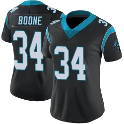 Mike Boone Carolina Panthers Limited Women's Team Color Vapor Untouchable Jersey (Black)
