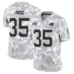 Mike Reid Carolina Panthers Limited Men's 2024 Salute to Service Jersey (Arctic Camo)