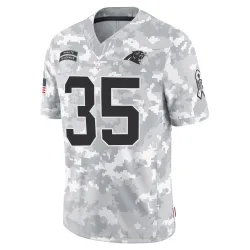 Mike Reid Carolina Panthers Limited Men's 2024 Salute to Service Jersey (Arctic Camo)