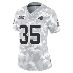 Mike Reid Carolina Panthers Limited Women's 2024 Salute to Service Jersey (Arctic Camo)