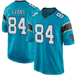 Mitchell Evans Carolina Panthers Game Men's Alternate Jersey (Blue)