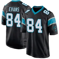Mitchell Evans Carolina Panthers Game Men's Team Color Jersey (Black)