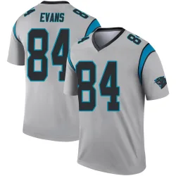 Mitchell Evans Carolina Panthers Legend Men's Inverted Silver Jersey ()
