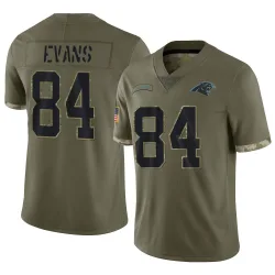 Mitchell Evans Carolina Panthers Limited Men's 2022 Salute To Service Jersey (Olive)