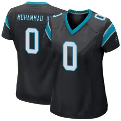 Moose Muhammad III Carolina Panthers Game Women's Team Color Jersey (Black)
