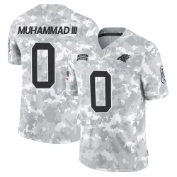 Moose Muhammad III Carolina Panthers Limited Men's 2024 Salute to Service Jersey (Arctic Camo)