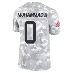 Moose Muhammad III Carolina Panthers Limited Men's 2024 Salute to Service Jersey (Arctic Camo)