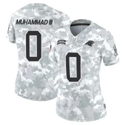 Moose Muhammad III Carolina Panthers Limited Women's 2024 Salute to Service Jersey (Arctic Camo)