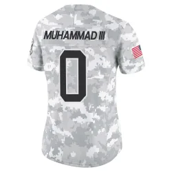 Moose Muhammad III Carolina Panthers Limited Women's 2024 Salute to Service Jersey (Arctic Camo)