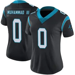 Moose Muhammad III Carolina Panthers Limited Women's Team Color Vapor Untouchable Jersey (Black)