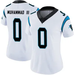Moose Muhammad III Carolina Panthers Limited Women's Vapor Untouchable Jersey (White)
