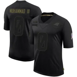 Moose Muhammad III Carolina Panthers Limited Youth 2020 Salute To Service Jersey (Black)