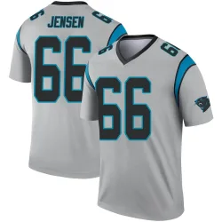 Nash Jensen Carolina Panthers Legend Youth Inverted Silver Jersey ()