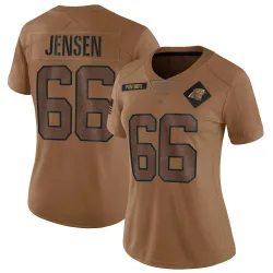 Nash Jensen Carolina Panthers Limited Women's 2023 Salute To Service Jersey (Brown)