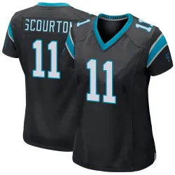 Nic Scourton Carolina Panthers Game Women's Team Color Jersey (Black)