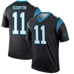 Nic Scourton Carolina Panthers Legend Men's Jersey (Black)