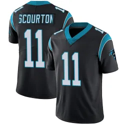 Nic Scourton Carolina Panthers Limited Men's Team Color Vapor Untouchable Jersey (Black)