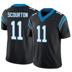 Nic Scourton Carolina Panthers Limited Men's Vapor F.U.S.E. Jersey (Black)