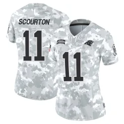 Nic Scourton Carolina Panthers Limited Women's 2024 Salute to Service Jersey (Arctic Camo)