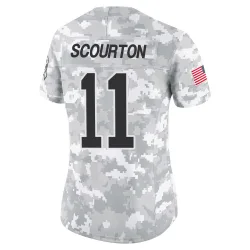Nic Scourton Carolina Panthers Limited Women's 2024 Salute to Service Jersey (Arctic Camo)