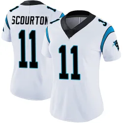 Nic Scourton Carolina Panthers Limited Women's Vapor Untouchable Jersey (White)