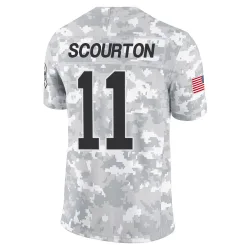 Nic Scourton Carolina Panthers Limited Youth 2024 Salute to Service Jersey (Arctic Camo)
