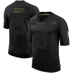 Nick Scott Carolina Panthers Limited Men's 2020 Salute To Service Jersey (Black)