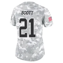 Nick Scott Carolina Panthers Limited Women's 2024 Salute to Service Jersey (Arctic Camo)