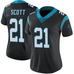 Nick Scott Carolina Panthers Limited Women's Team Color Vapor Untouchable Jersey (Black)