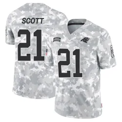 Nick Scott Carolina Panthers Limited Youth 2024 Salute to Service Jersey (Arctic Camo)