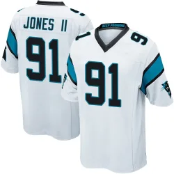 Pat Jones II Carolina Panthers Game Men's Jersey (White)