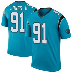 Pat Jones II Carolina Panthers Legend Men's Color Rush Jersey (Blue)