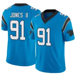 Pat Jones II Carolina Panthers Limited Men's Vapor F.U.S.E. Jersey (Blue)