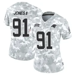 Pat Jones II Carolina Panthers Limited Women's 2024 Salute to Service Jersey (Arctic Camo)